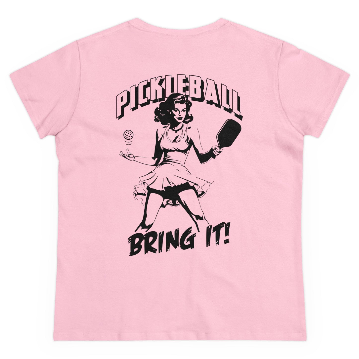 BRING IT - Graphic on BACK Midweight Cotton Women's Tee