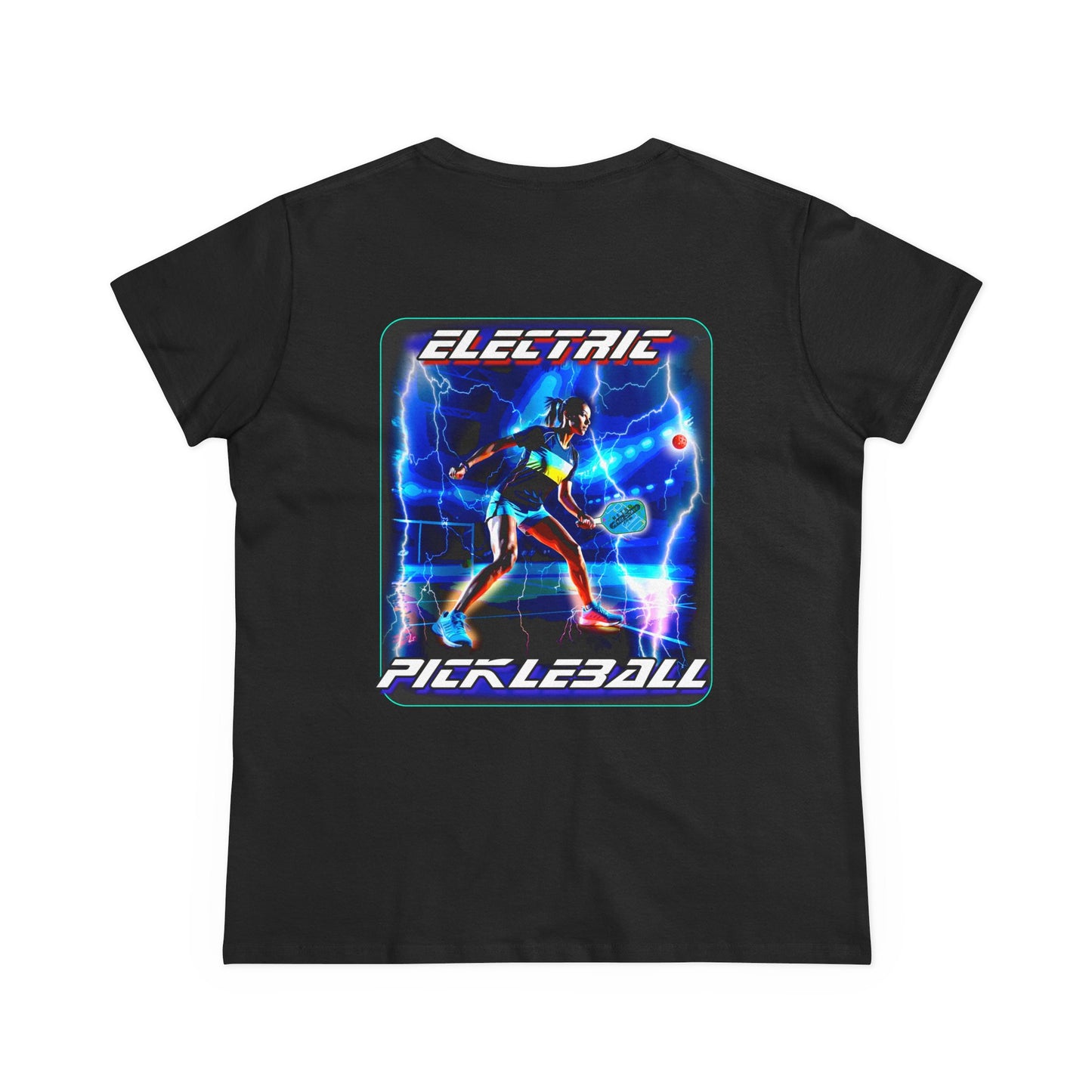ELECTRIC PICKLEBALL Midweight Cotton Women's Tee
