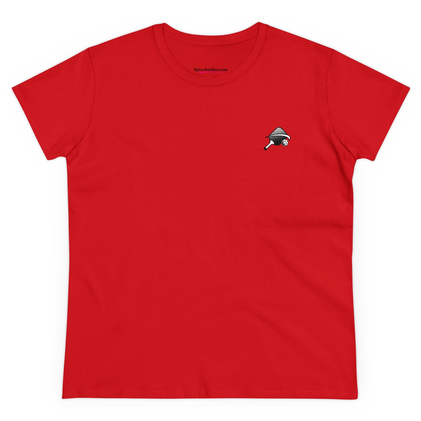 LET'S BOOGIE - Graphic on BACK Midweight Cotton Women's Tee