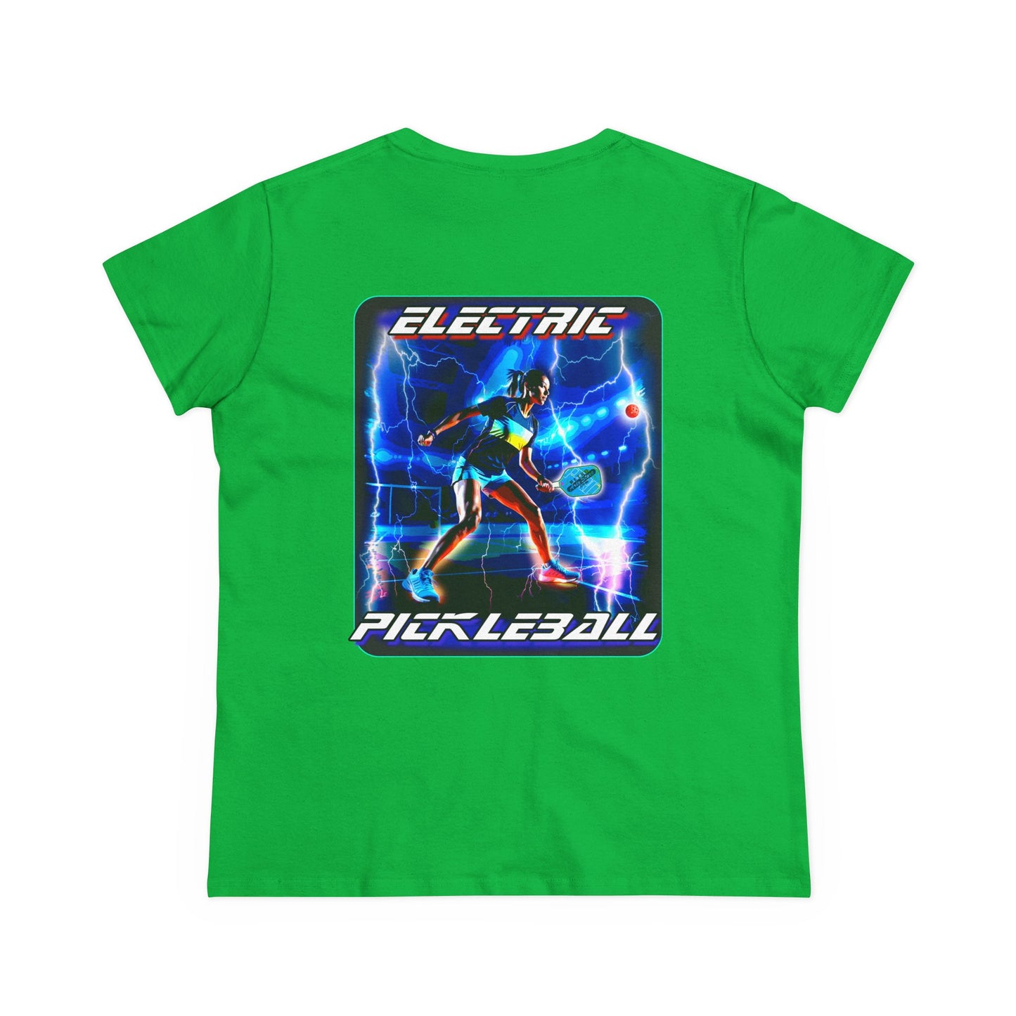 ELECTRIC PICKLEBALL Midweight Cotton Women's Tee