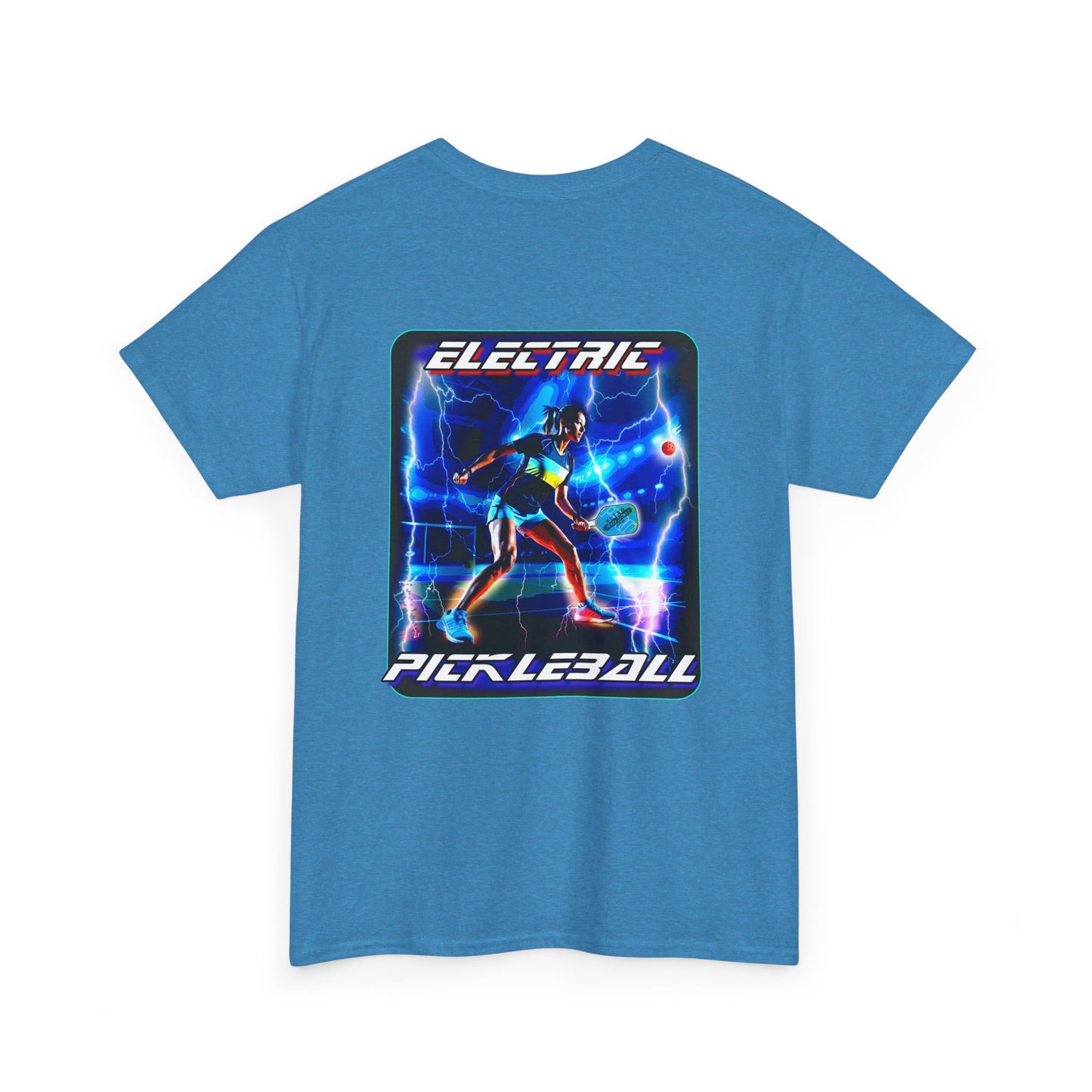 ELECTRIC PICKLEBALL Cotton Tee Graphic On Back