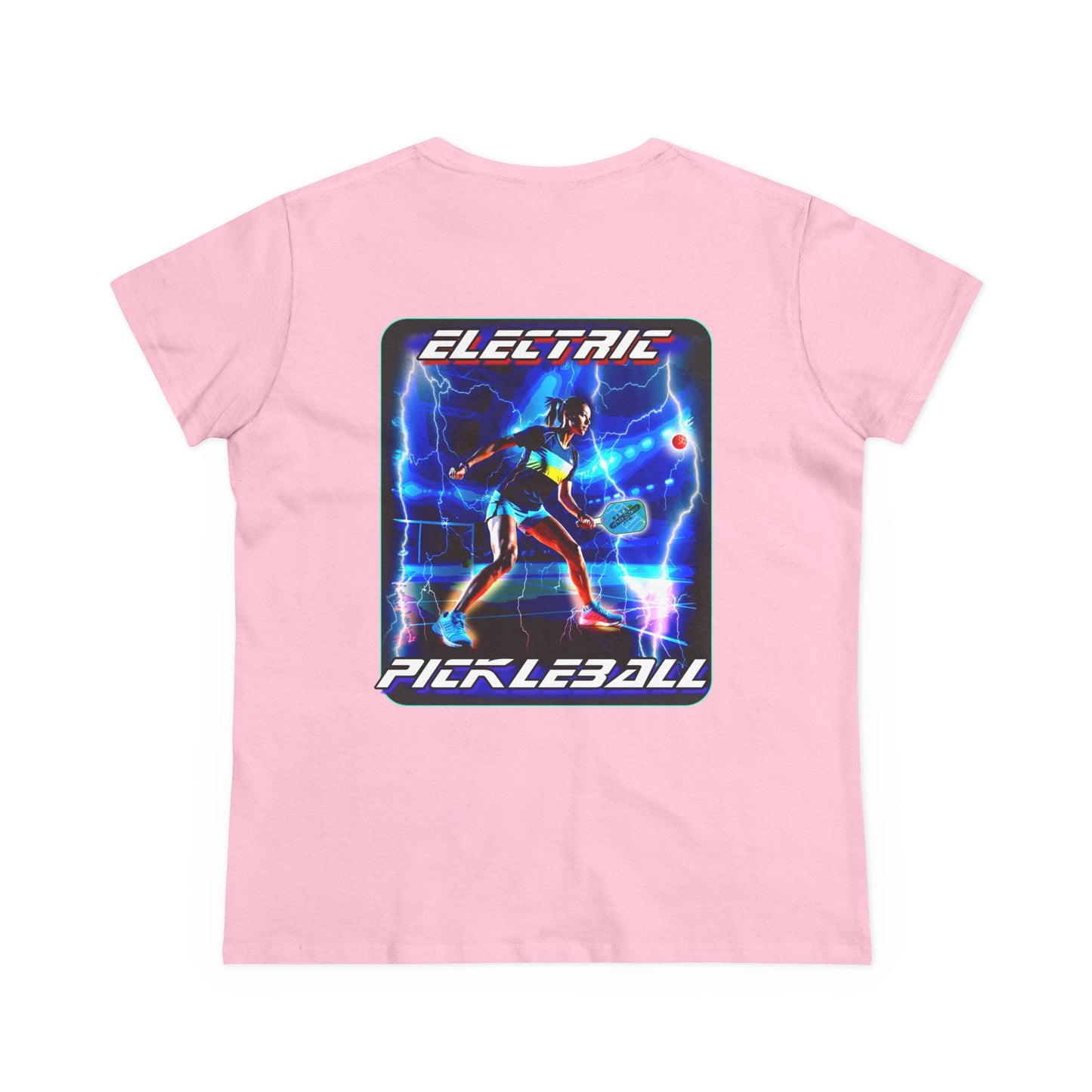 ELECTRIC PICKLEBALL Midweight Cotton Women's Tee