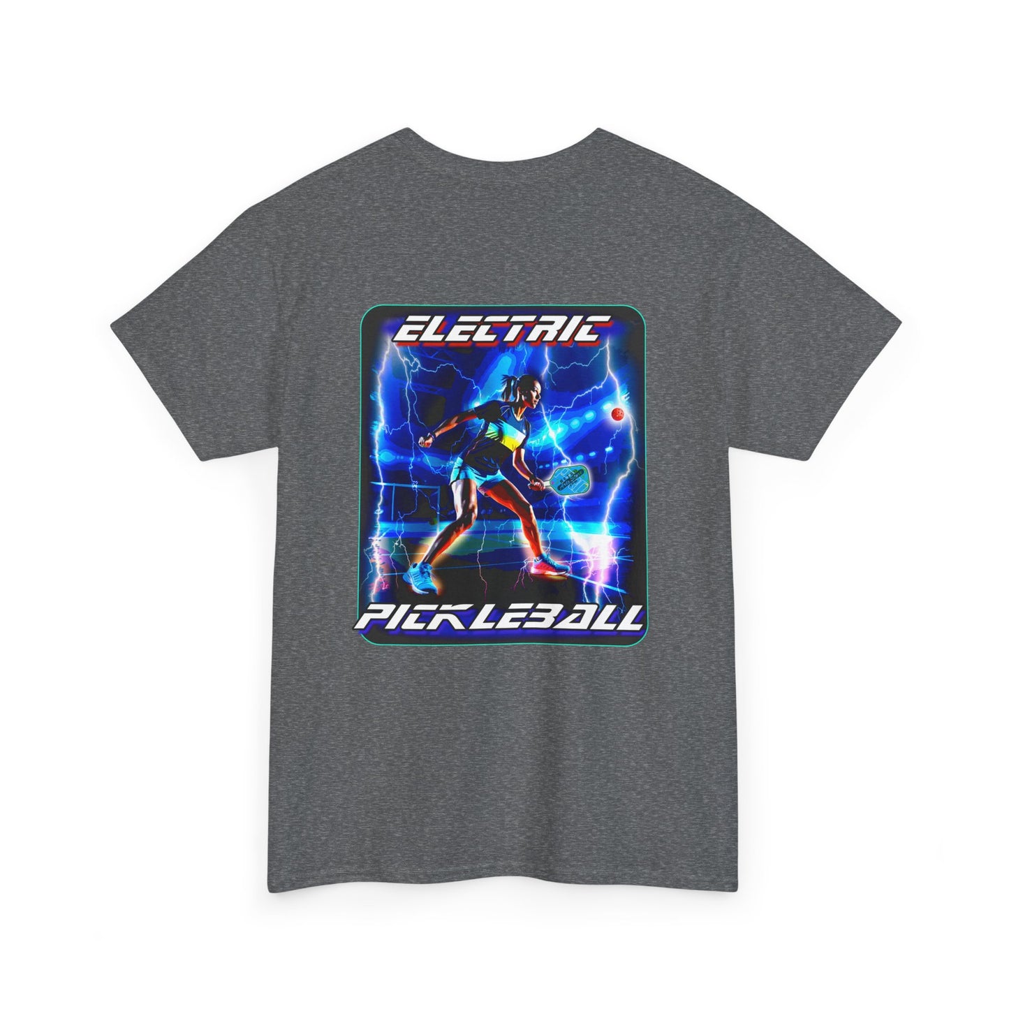 ELECTRIC PICKLEBALL Cotton Tee Graphic On Back