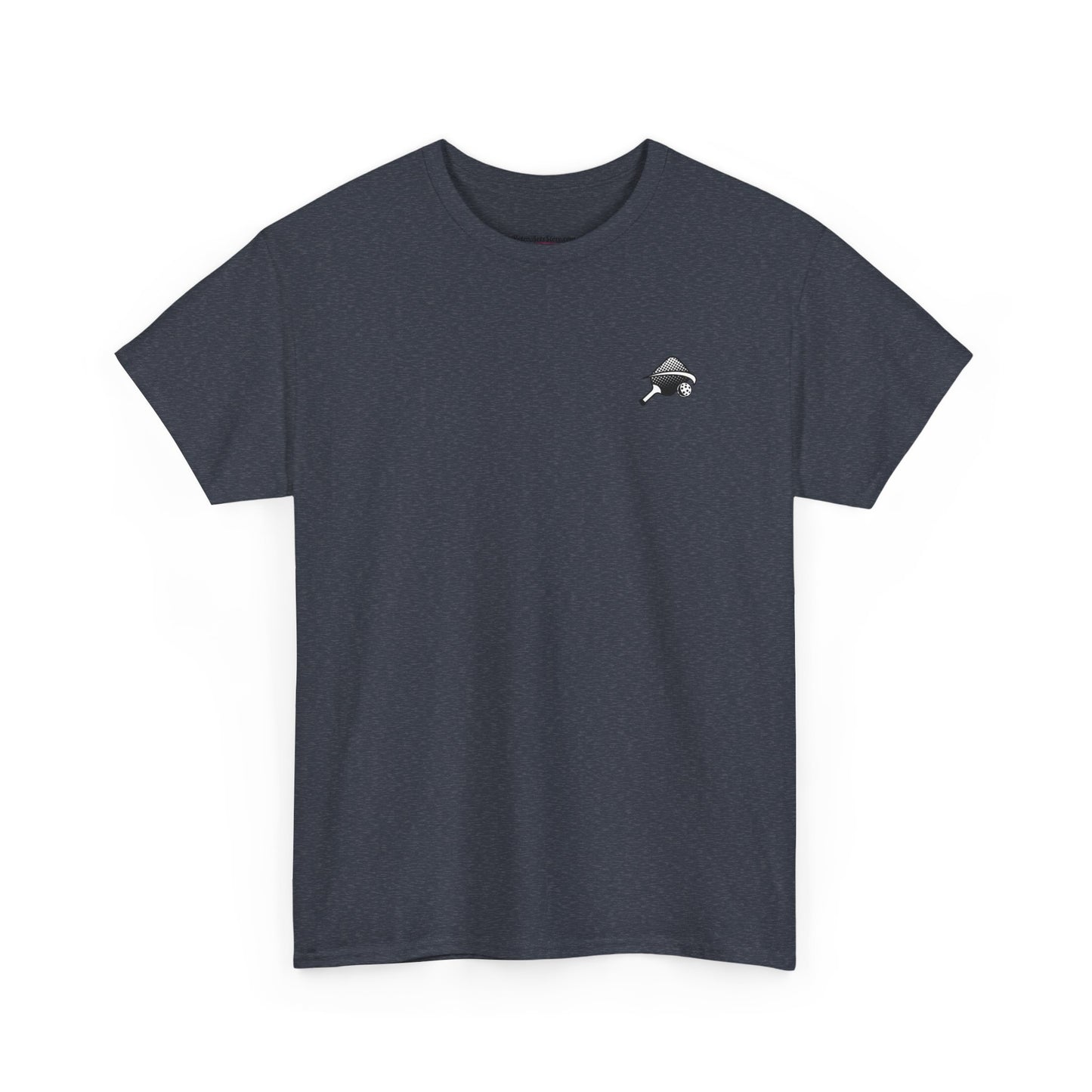 LET'S PLAY PICKLEBALL OH NO Unisex Heavy Cotton Tee Graphic On Back
