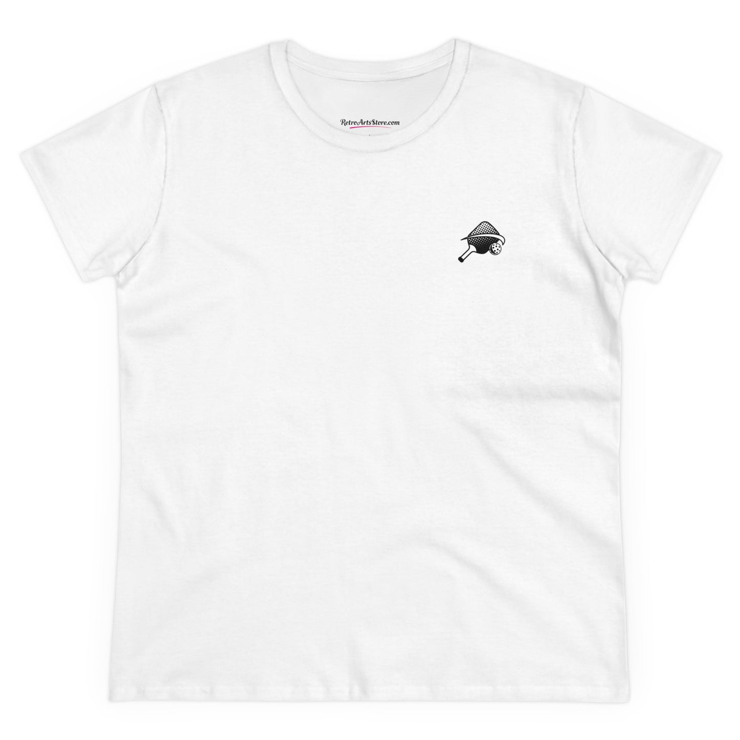 YOU'RE NEVER TOO OLD FOR PICKLEBALL - Graphic on BACK Midweight Cotton Women's Tee