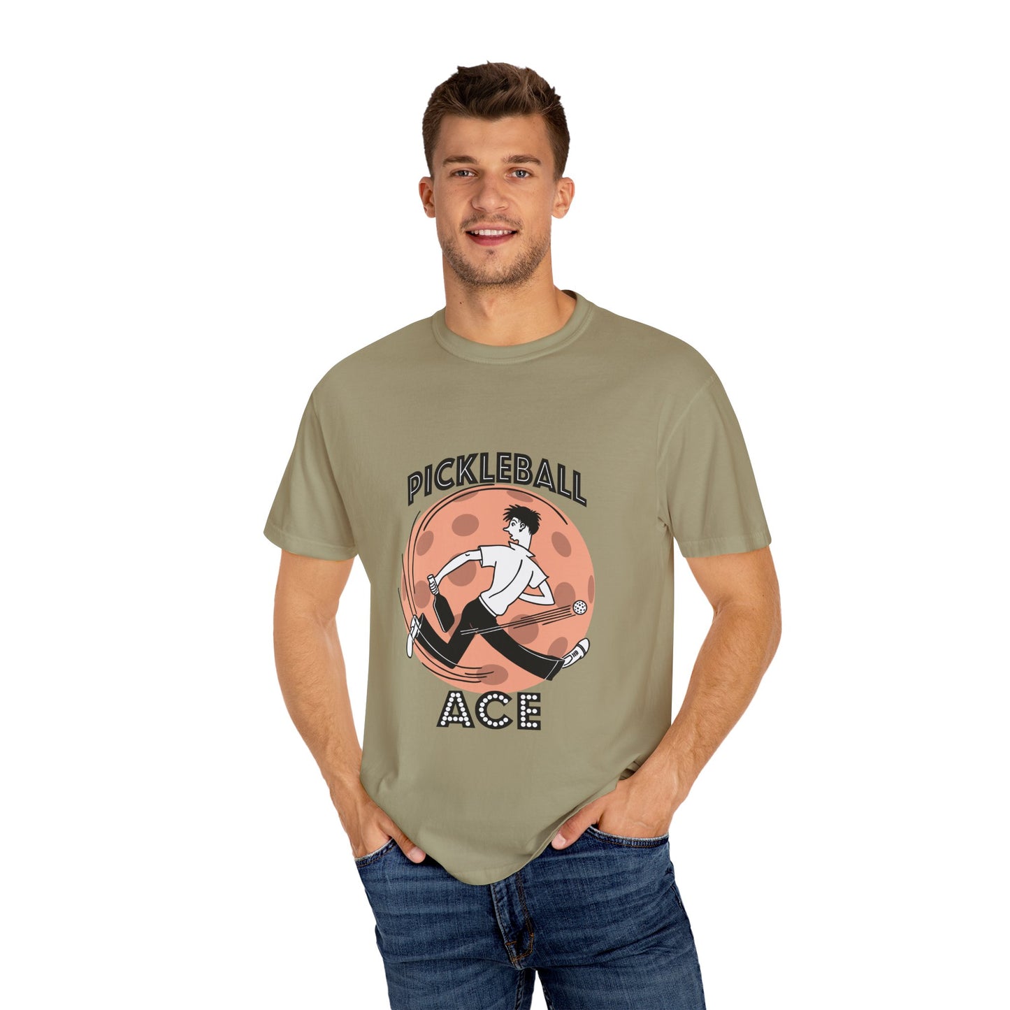 PICKLEBALL ACE Unisex Garment-Dyed T-shirt