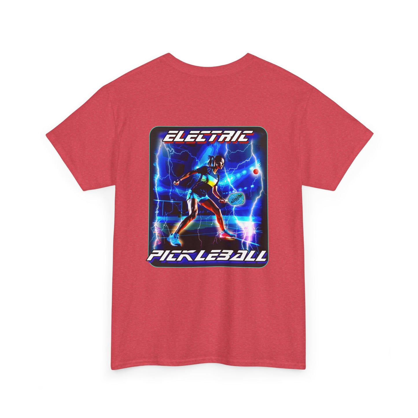 ELECTRIC PICKLEBALL Cotton Tee Graphic On Back