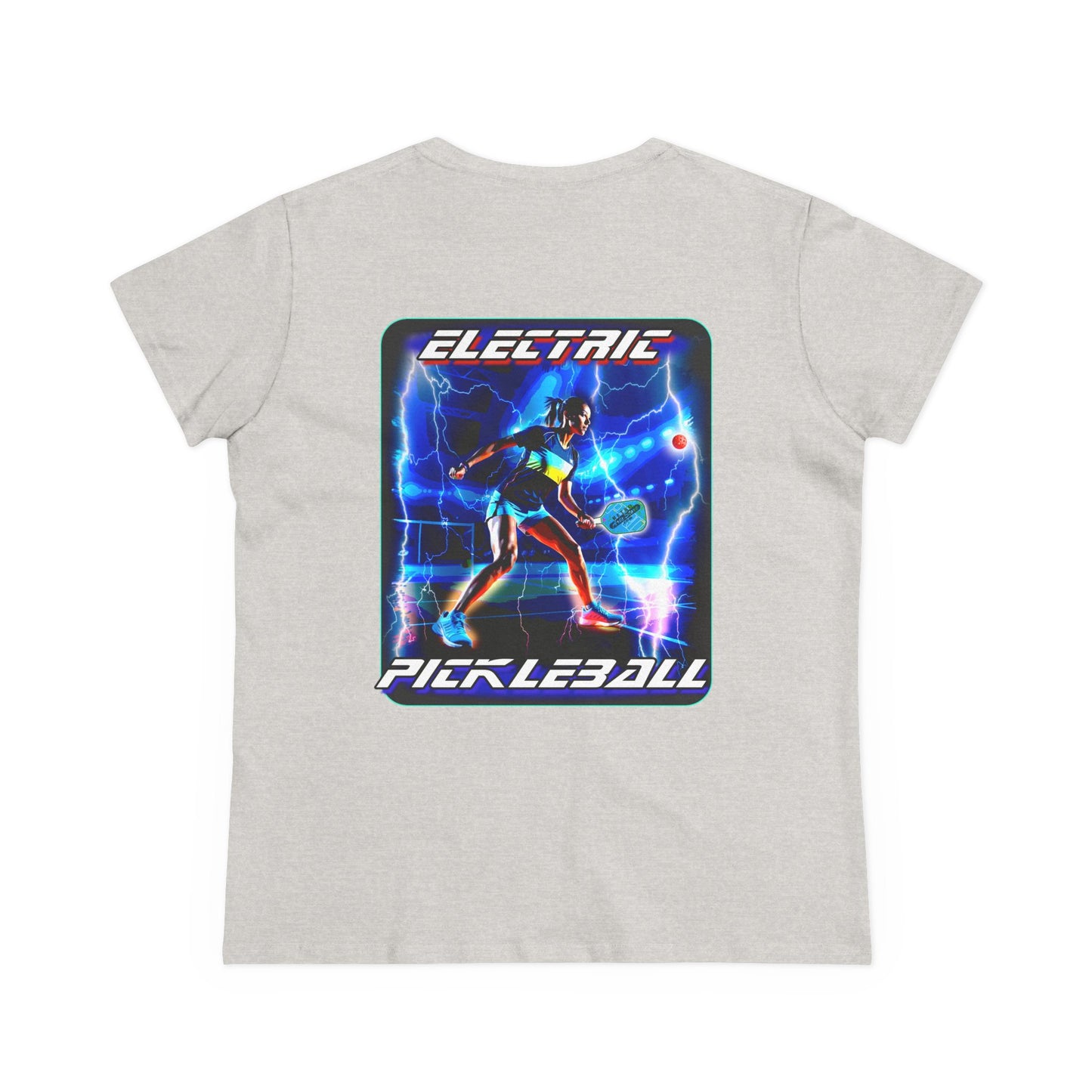 ELECTRIC PICKLEBALL Midweight Cotton Women's Tee