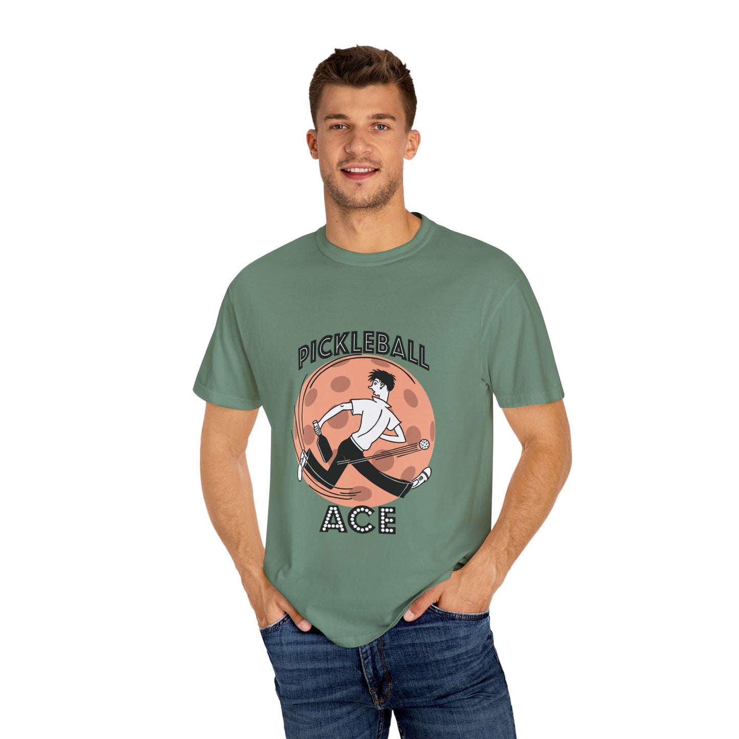 PICKLEBALL ACE Unisex Garment-Dyed T-shirt