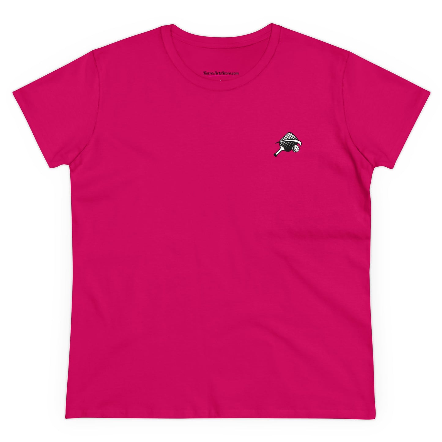 YOU'RE NEVER TOO OLD FOR PICKLEBALL - Graphic on BACK Midweight Cotton Women's Tee