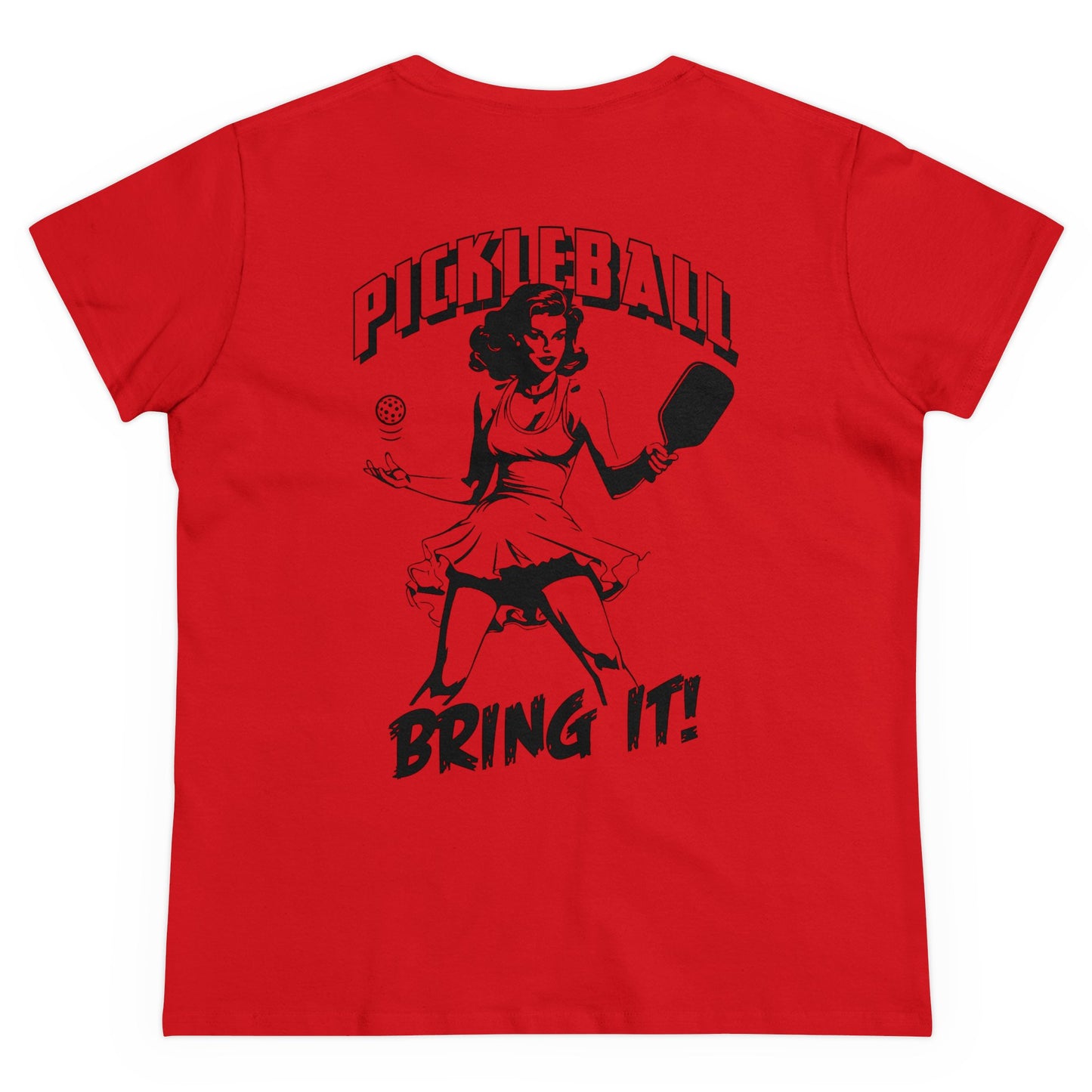 BRING IT - Graphic on BACK Midweight Cotton Women's Tee