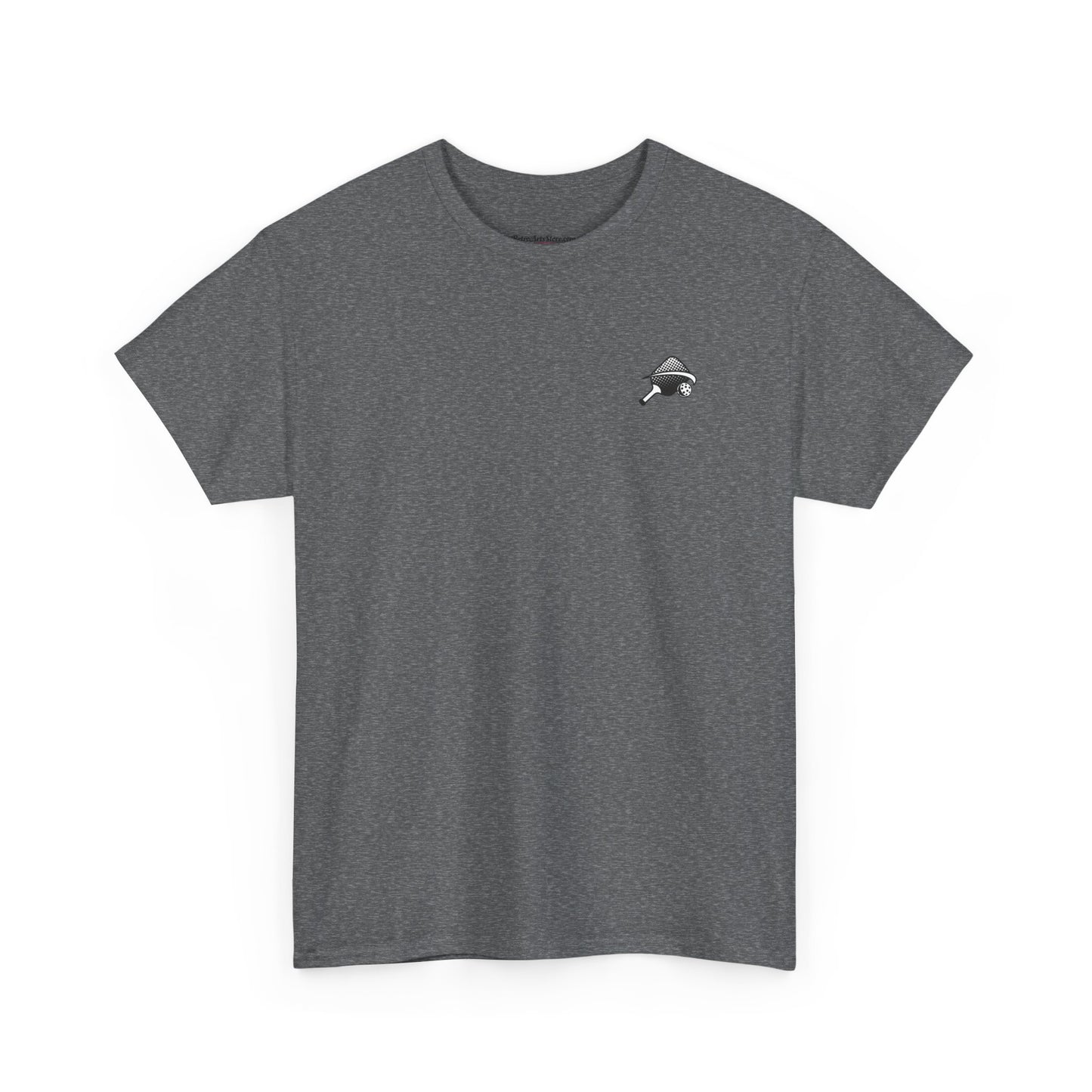 LET'S PLAY PICKLEBALL OH NO Unisex Heavy Cotton Tee Graphic On Back