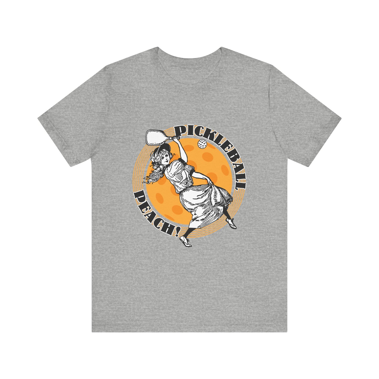 PICKLEBALL PEACH Unisex Jersey Short Sleeve Tee