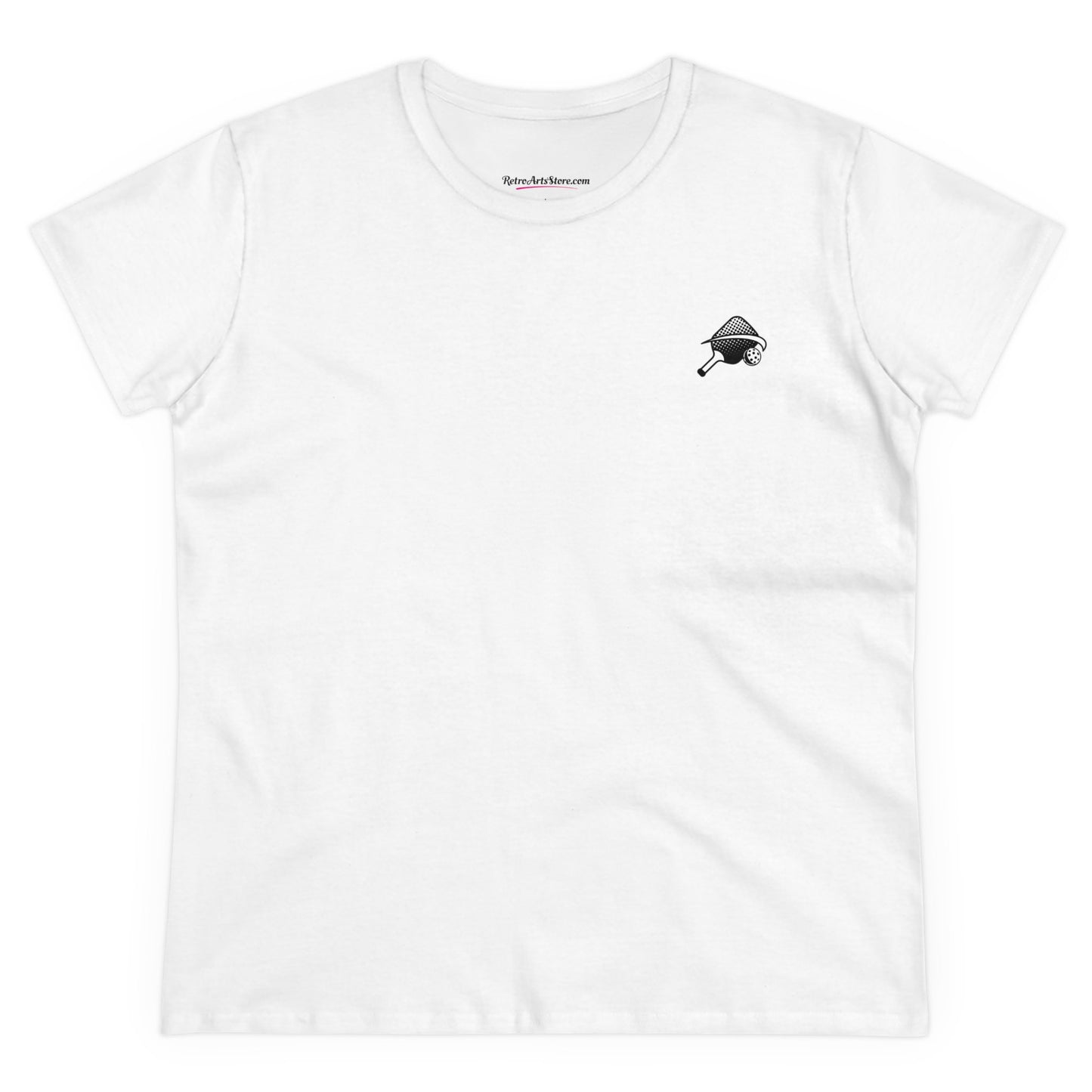 MY PARENTS ARE PLAYING PICKLEBALL & I'M UNSUPERVISED Graphic on BACK Midweight Cotton Women's Tee