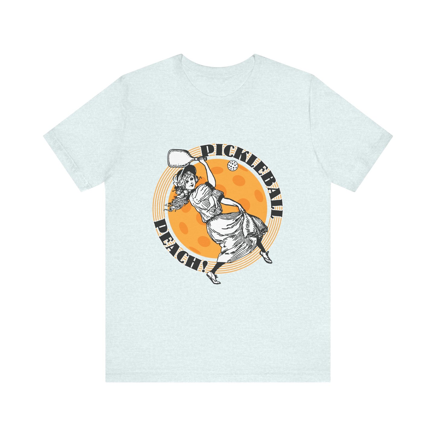 PICKLEBALL PEACH Unisex Jersey Short Sleeve Tee