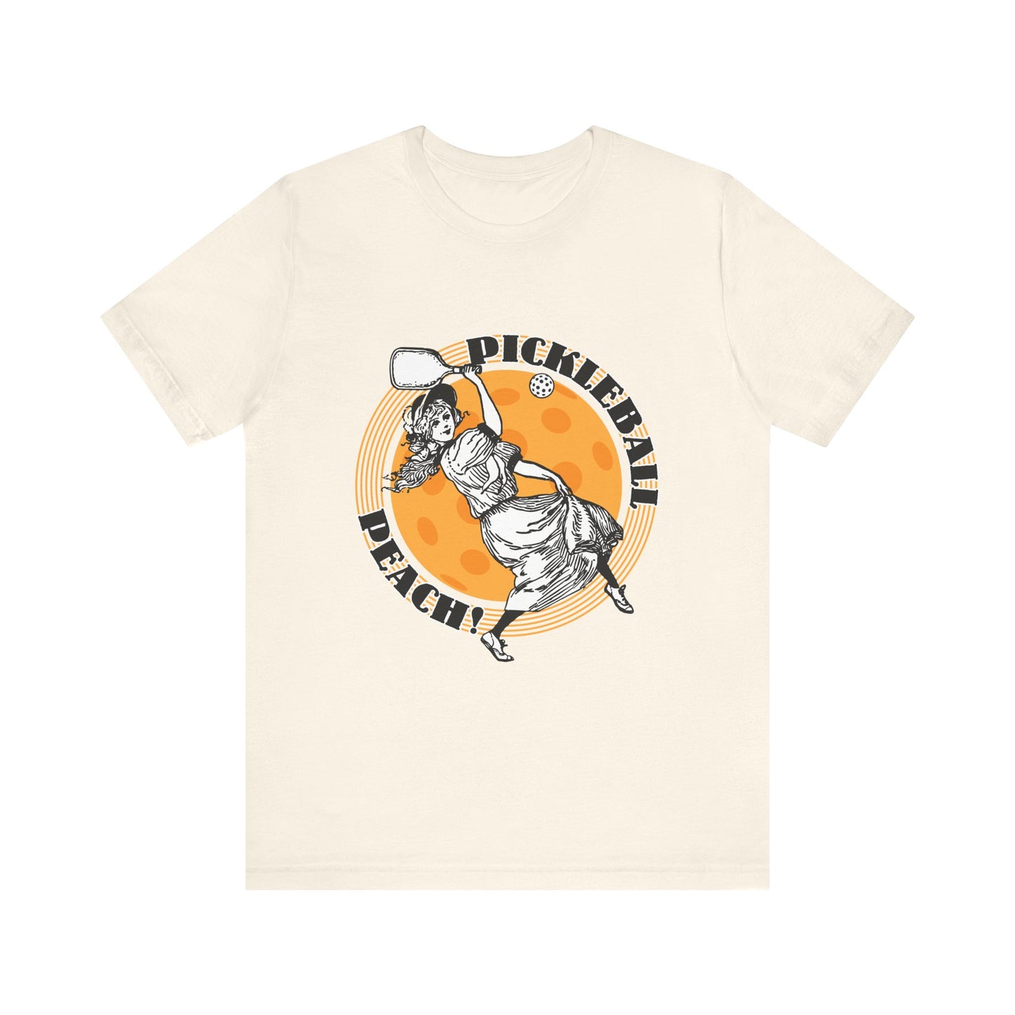 PICKLEBALL PEACH Unisex Jersey Short Sleeve Tee