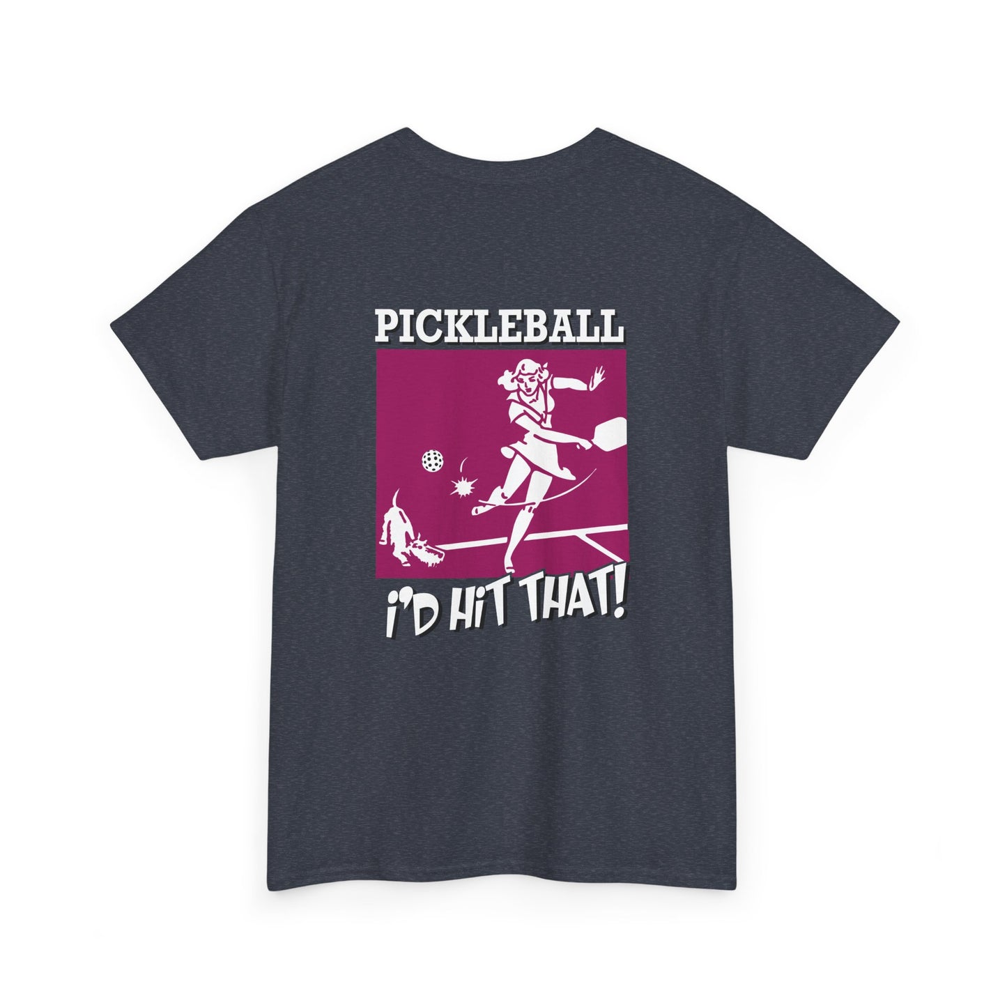 I'D HIT THAT Unisex Cotton Tee Graphic On Back