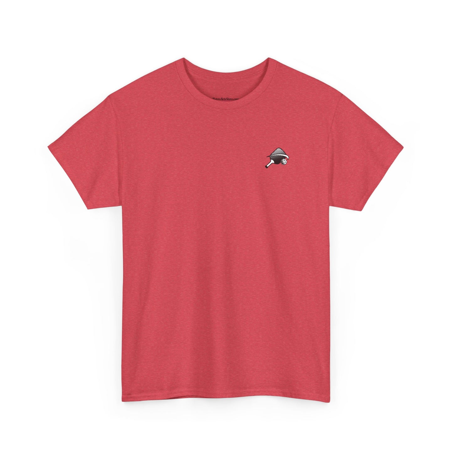 LET'S PLAY PICKLEBALL OH NO  Unisex Cotton Tee Graphic On Back