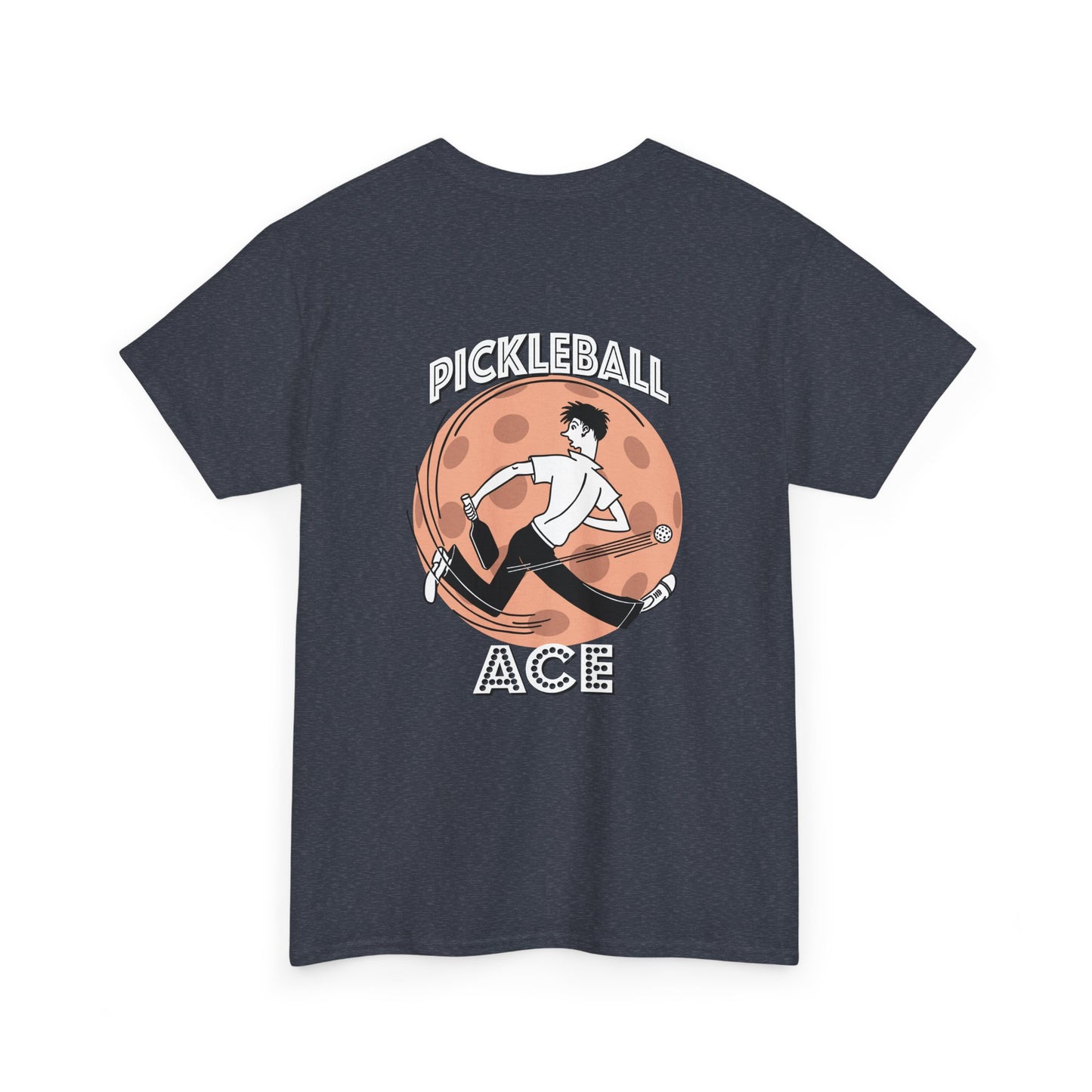 PICKLEBALL ACE Unisex Heavy Cotton Tee Graphic On Back