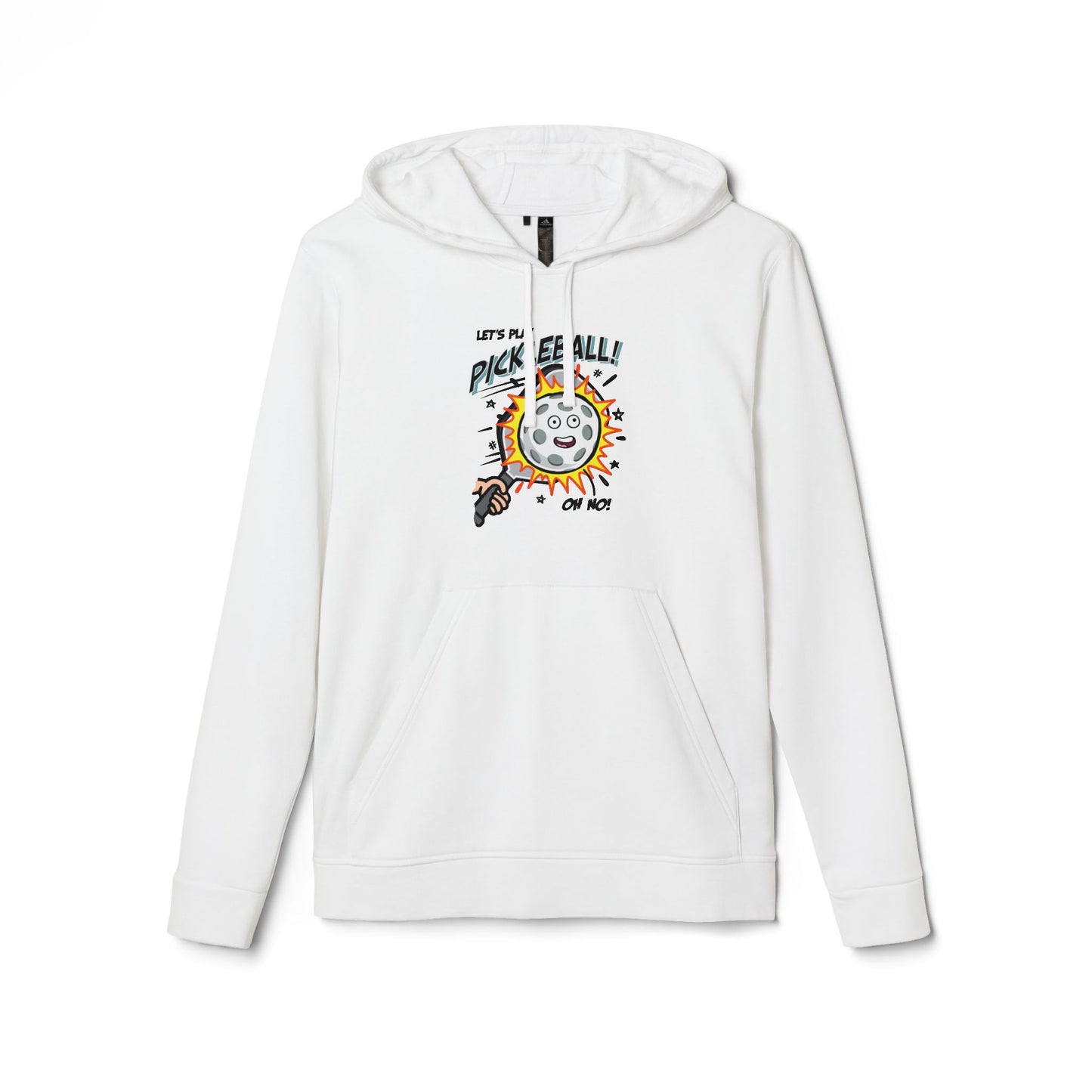 LET'S PLAY PICKLEBALL OH NO Adidas Unisex Fleece Hoodie