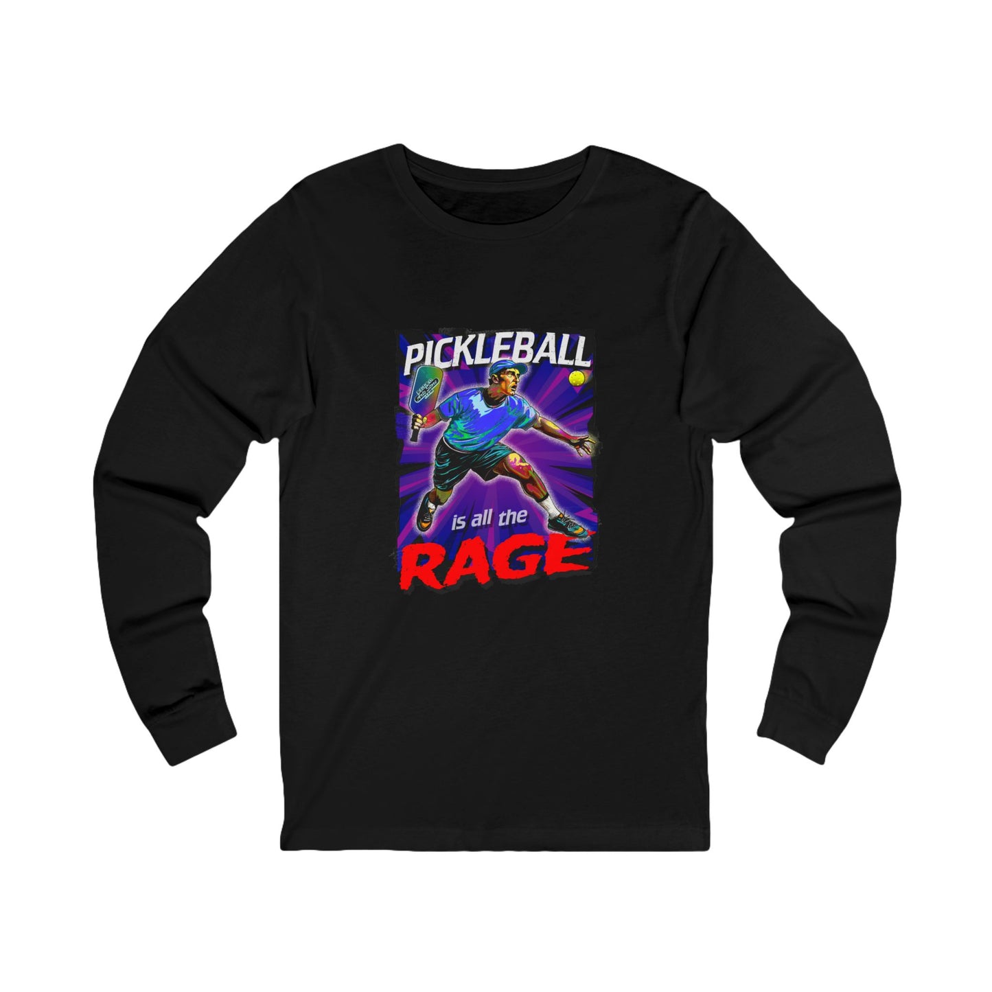 PICKLEBALL IS ALL THE RAGE Unisex Jersey Long Sleeve Tee