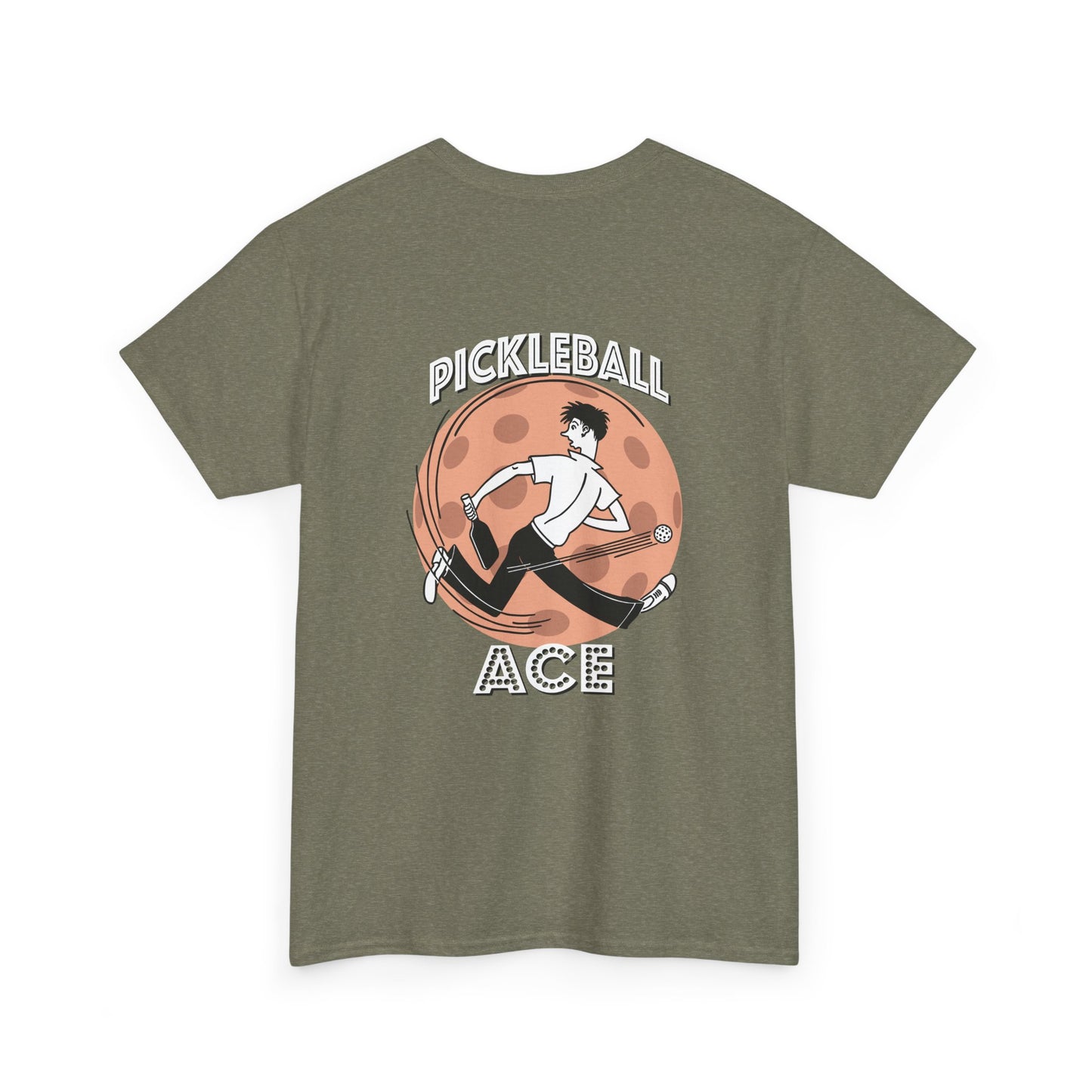 PICKLEBALL ACE Unisex Heavy Cotton Tee Graphic On Back