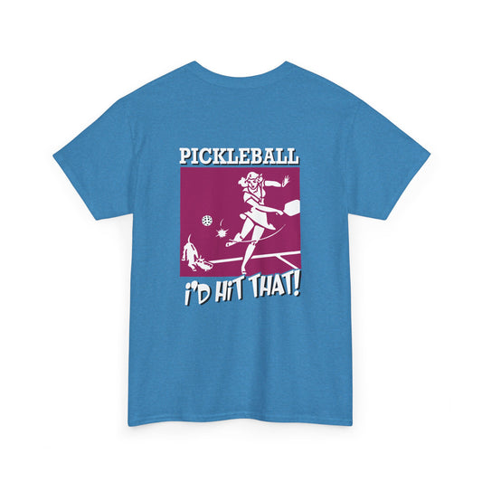 I'D HIT THAT Unisex Cotton Tee Graphic On Back