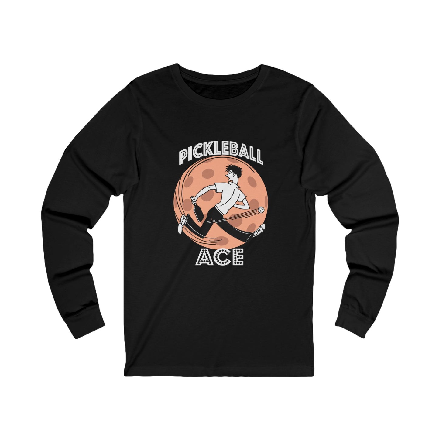 PICKLEBALL ACE  Unisex Coloured Jersey Long Sleeve Tee