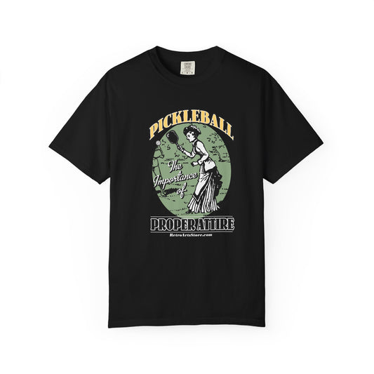 THE IMPORTANCE OF PROPER ATTIRE Unisex Garment-Dyed T-shirt