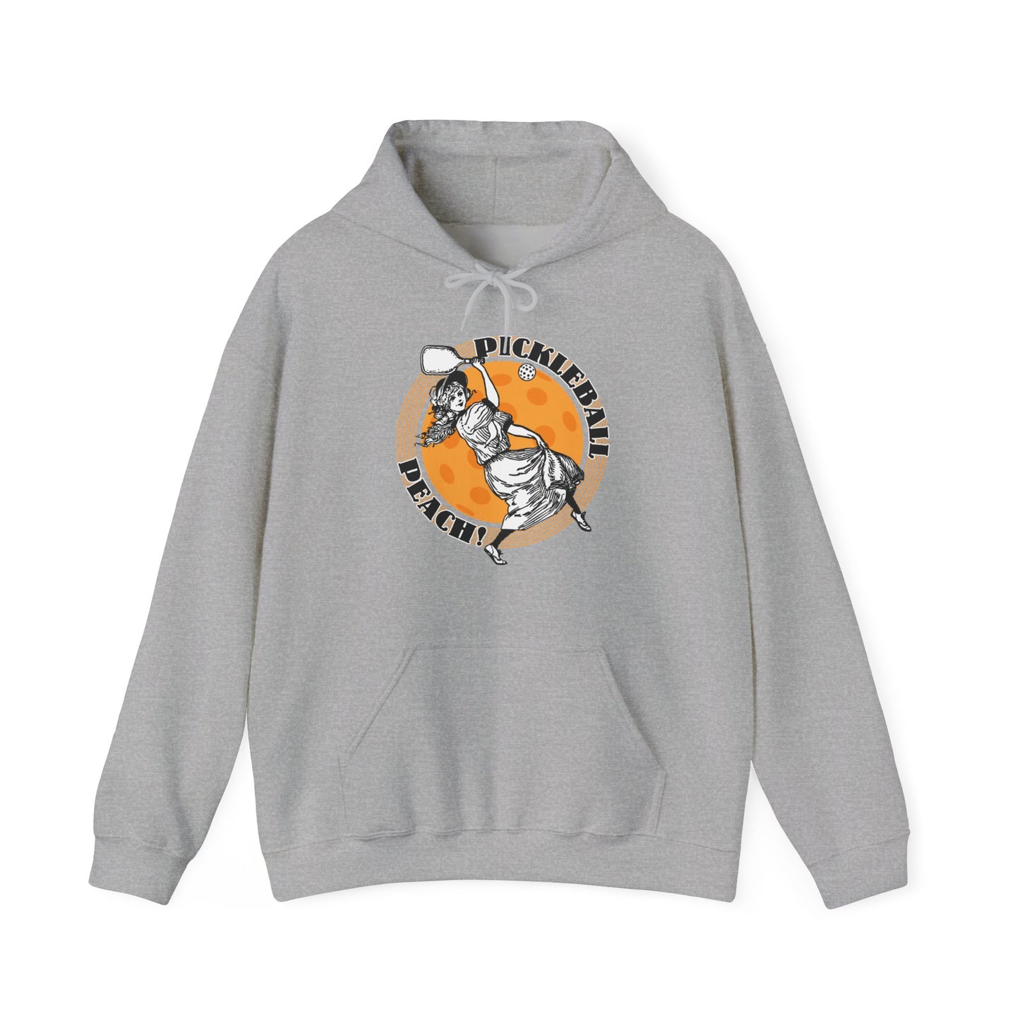 PICKLEBALL PEACH Unisex Heavy Blend™ Hooded Sweatshirt