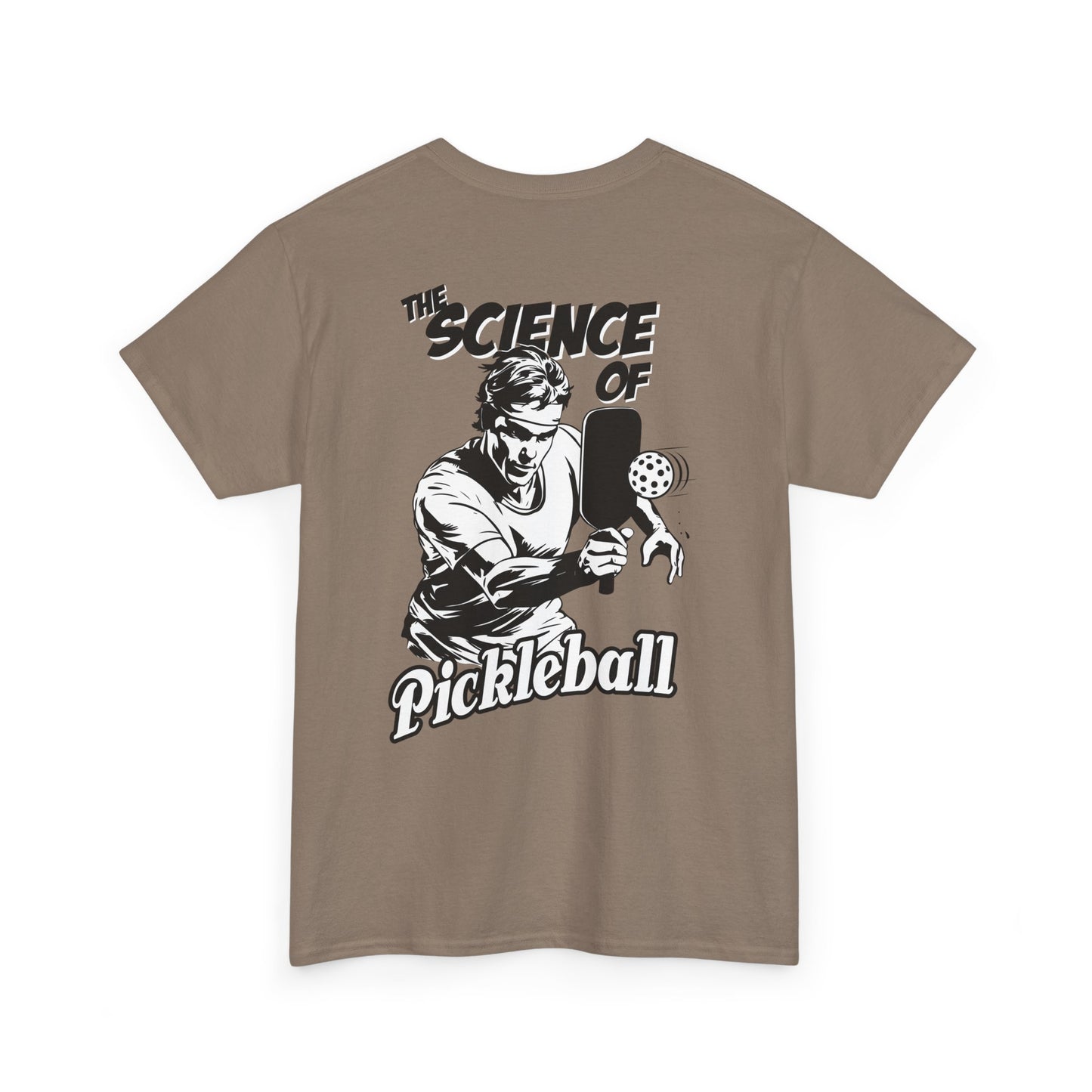 THE SCIENCE OF PICKLEBALL Unisex Heavy Cotton Tee Graphic On Back