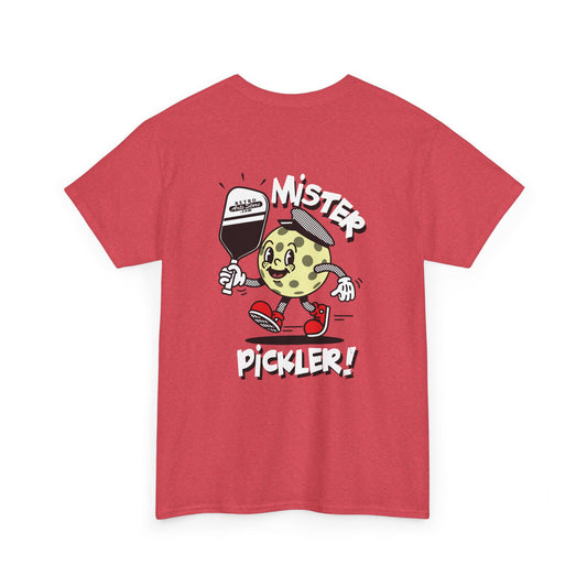 MISTER PICKLER Unisex Heavy Cotton Tee Graphic On Back