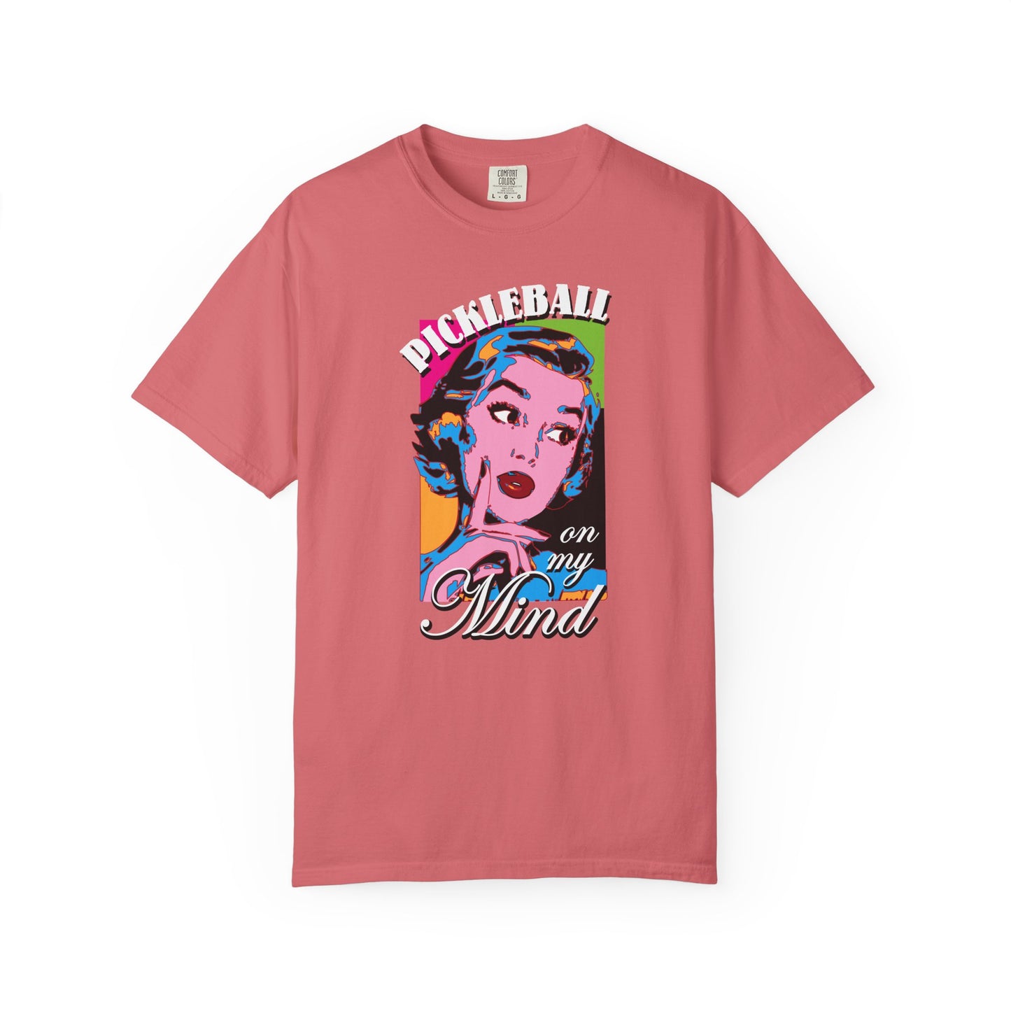 PICKLEBALL ON MY MIND Unisex Garment-Dyed T-shirt